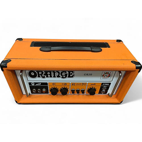Used Orange Amplifiers OR50H 50W Tube Guitar Amp Head - musicians--Friend