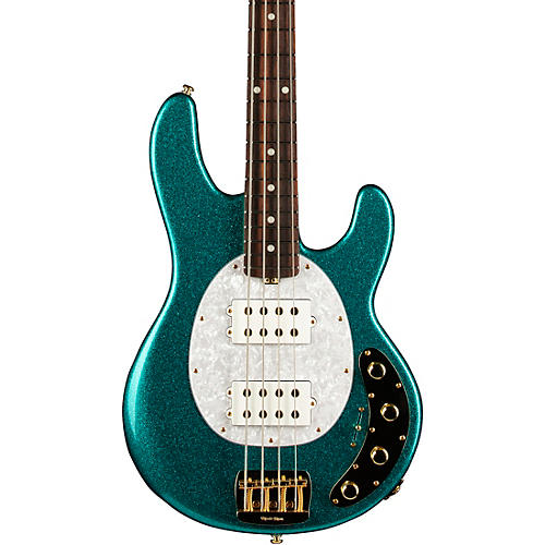 Ernie Ball Music Man StingRay Special HH Electric Bass Guitar Black and Chrome - musicians--Friend