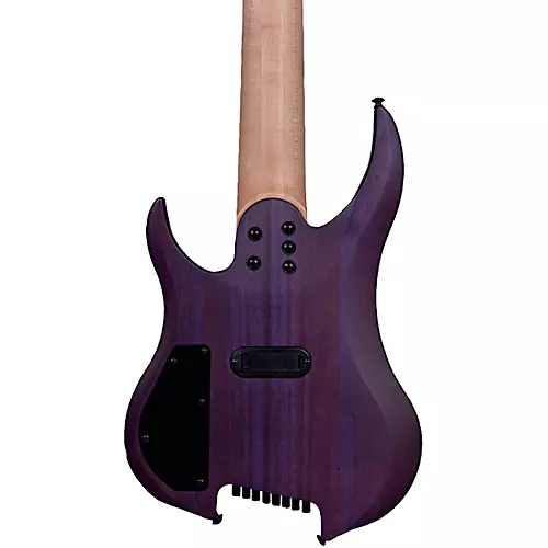 Legator Ghost 8 String Multi-Scale Super Shred Series Flamed Maple Electric Guitar Purple - musicians--Friend