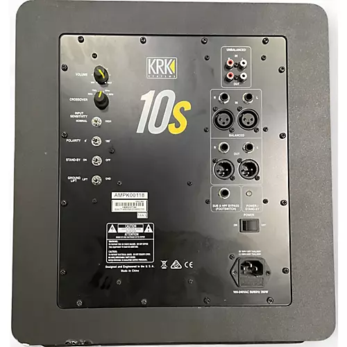 Used KRK 10S Subwoofer - musicians--Friend