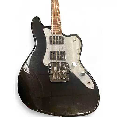 Used Squier Paranormal Rascal Bass Black Electric Bass Guitar Black - musicians--Friend