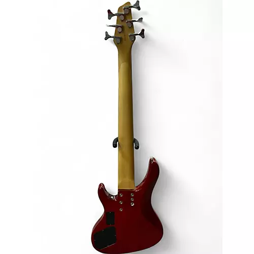 Used Washburn XB-600 Red Electric Bass Guitar Red - musicians--Friend