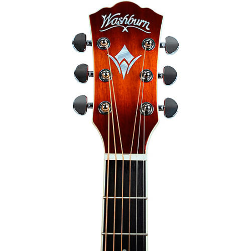 Washburn EA15 Festival Series Acoustic-Electric Guitar Iced Tea Burst - musicians--Friend