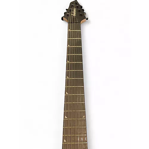 Used Jackson JS22-7 Dinky 7 String HT Black Solid Body Electric Guitar Black - musicians--Friend