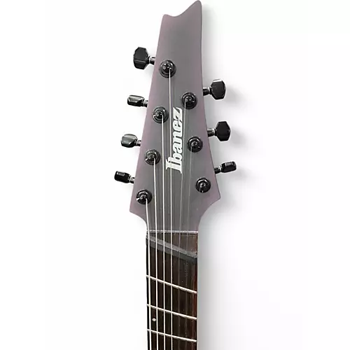 Used Ibanez RGA71AL Axion Label 7 String Black Aurora Burst Solid Body Electric Guitar Black Aurora Burst - musicians--Friend