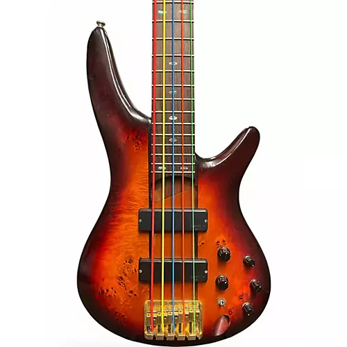 Used Ibanez SR805 5 String AGED WHISKEY BURST Electric Bass Guitar AGED WHISKEY BURST - musicians--Friend