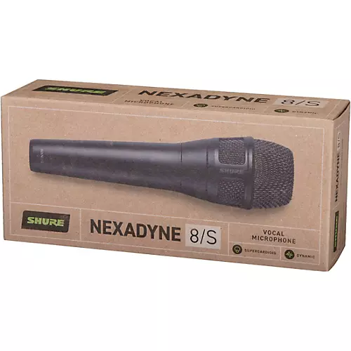 Shure NXN8/S Nexadyne Vocal Dynamic Microphone, Supercardioid - musicians--Friend