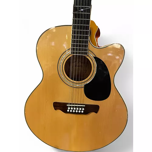 Used Alvarez AJ60SC/12 Natural 12 String Acoustic Guitar Natural - musicians--Friend