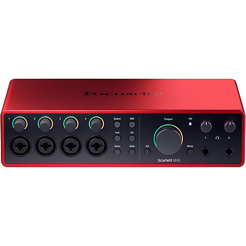 Focusrite Scarlett 18i16 4th Gen 18x16 USB-C Audio Interface - musicians--Friend