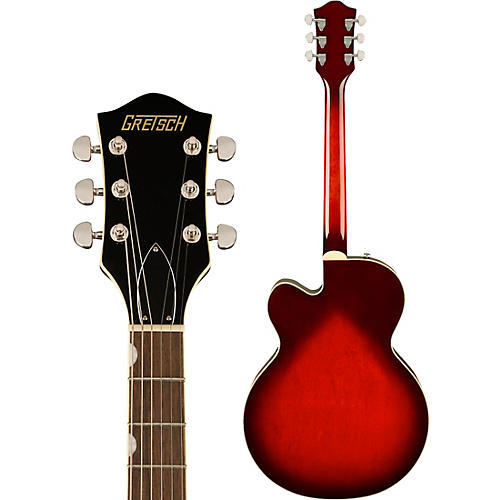 Gretsch Guitars G2420 Streamliner Hollow Body With Chromatic II Tailpiece Electric Guitar Claret Burst - musicians--Friend