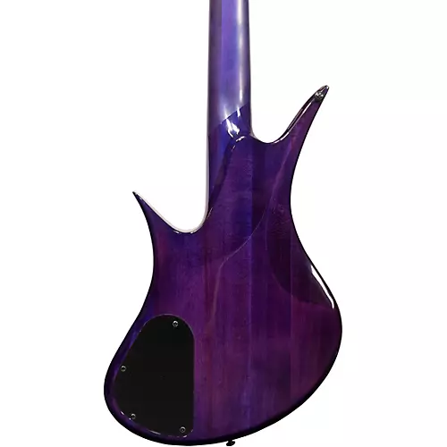Legator Helio 5 String Bass Super Shred Series Electric Guitar Black Burl - musicians--Friend
