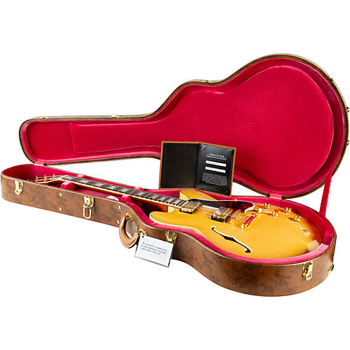 Gibson Custom 1959 ES-355 Reissue Stopbar VOS Semi-Hollow Electric Guitar Ebony - musicians--Friend