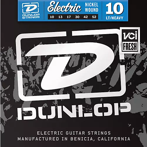 Dunlop Nickel Plated Steel Electric Guitar Strings - Light Top Heavy Bottom 10's - musicians--Friend
