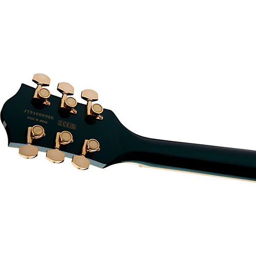 Gretsch Guitars Broadkaster LX Center Block With String-Thru Bigsby and Gold Hardware Electric Guitar Cadillac Green - musicians--Friend