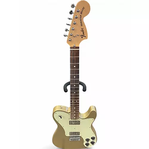 Used Fender CHRIS SHIFLETT TELECASTER Metallic Gold Solid Body Electric Guitar Metallic Gold - musicians--Friend