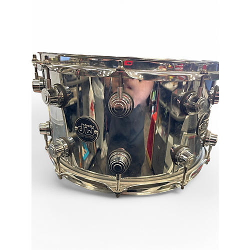 Used DW 14X7 Performance Series Snare Chrome Drum Chrome 214 - musicians--Friend