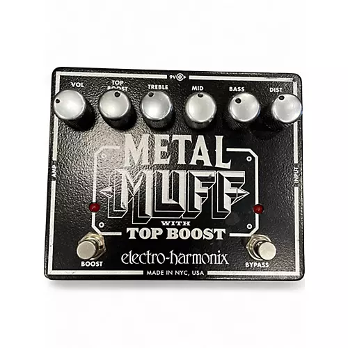 Used Electro-Harmonix Metal Muff Distortion With Top Boost Effect Pedal - musicians--Friend