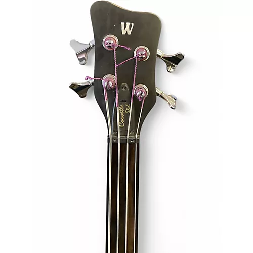 Used 2008 Warwick Standard Corvette 4 String Fretless Natural Electric Bass Guitar Natural - musicians--Friend