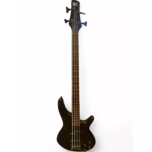 Used Ibanez SR500 Black Electric Bass Guitar Black - musicians--Friend