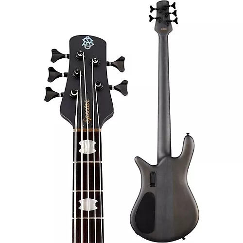 Spector Euro 5 LX 5 String Neck Through Electric Bass Black Stain Matte - musicians--Friend