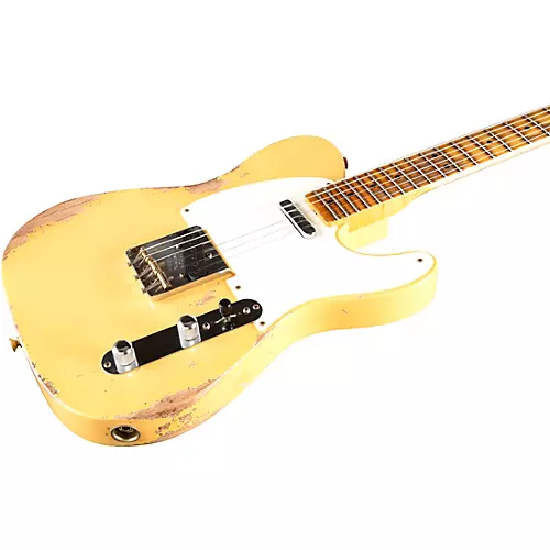 Fender Custom Shop 1952 Telecaster Heavy Relic Limited Edition Electric Guitar Nocaster Blonde - musicians--Friend