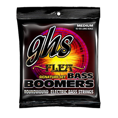 GHS M3045F Flea Signature Bass Boomers Medium Electric Bass Strings - musicians--Friend