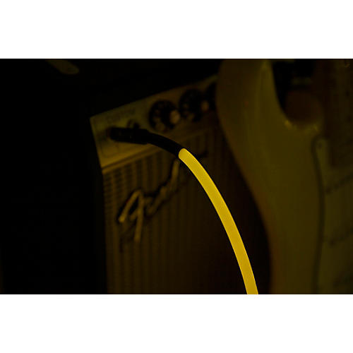 Fender Professional Series Glow in the Dark Straight to Straight Instrument Cable 10 ft. Orange - musicians--Friend