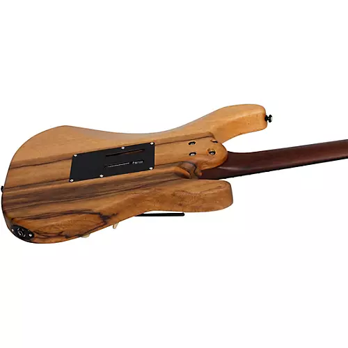 Schecter Guitar Research SVSS Exotic Left-Handed Electric Guitar Black Limba - musicians--Friend