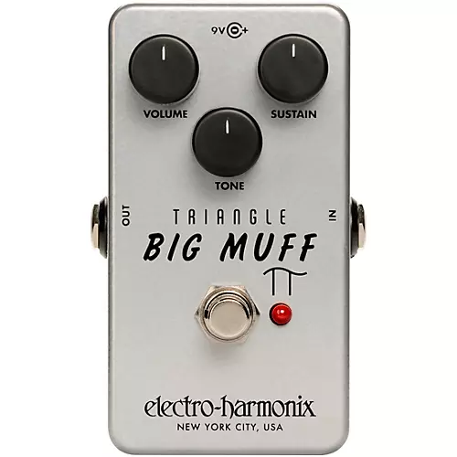 Electro-Harmonix Triangle Big Muff Pi Distortion/Sustainer Effects Pedal - musicians--Friend