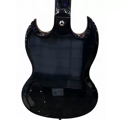 Used Gibson SG Black Solid Body Electric Guitar Black - musicians--Friend