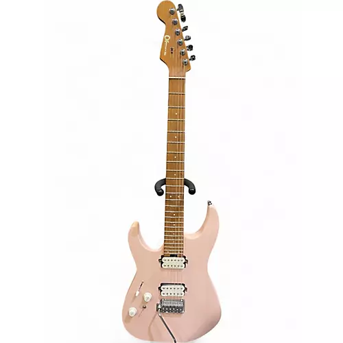 Used Charvel Pro Mod DK24 HH 2PT LH Pink Satin Electric Guitar Pink Satin - musicians--Friend