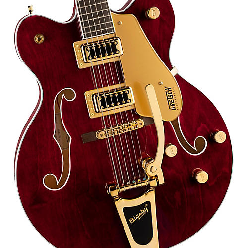 Gretsch Guitars G5422TG Electromatic Classic Hollowbody Double-Cut With Bigsby and Gold Hardware Electric Guitar Snow Crest White - musicians--Friend