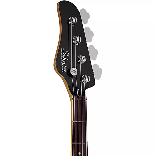 Schecter Guitar Research dUg Pinnick Signature Baron-H Left-Handed Electric Bass Black - musicians--Friend