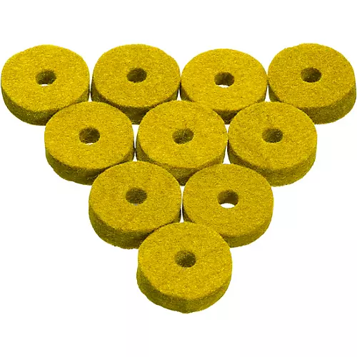 Ahead Wool Cymbal Felt 10-Pack Red - musicians--Friend