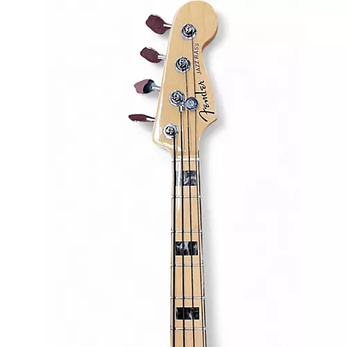 Used Fender FSR American Elite Jazz Bass satin ice blue metallic Electric Bass Guitar satin ice blue metallic - musicians--Friend