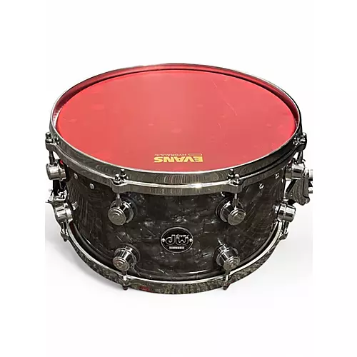 Used DW 14X7 Custom Performance Series Black Diamond Drum Black Diamond 214 - musicians--Friend