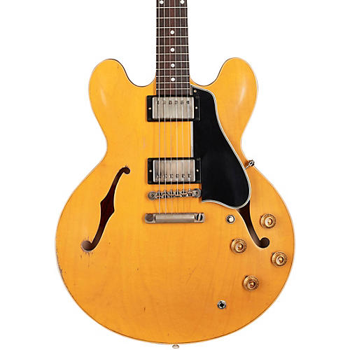 Gibson Custom Murphy Lab 1958 ES-335 Heavy Aged Semi-Hollow Electric Guitar Dirty Blonde - musicians--Friend
