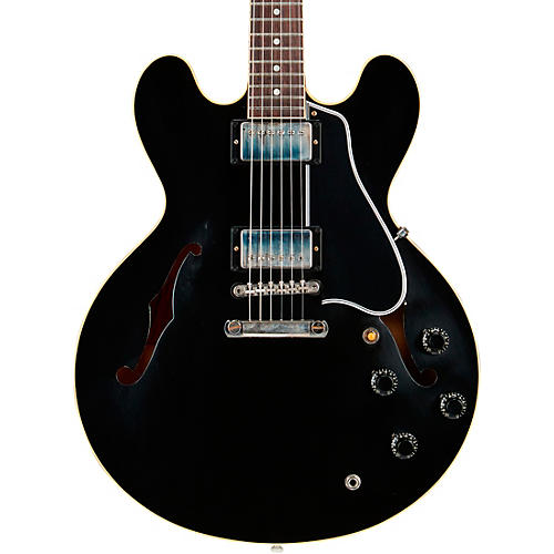 Gibson Custom Murphy Lab 1959 ES-335 Reissue Ultra Light Aged Semi-Hollow Electric Guitar Ebony - musicians--Friend