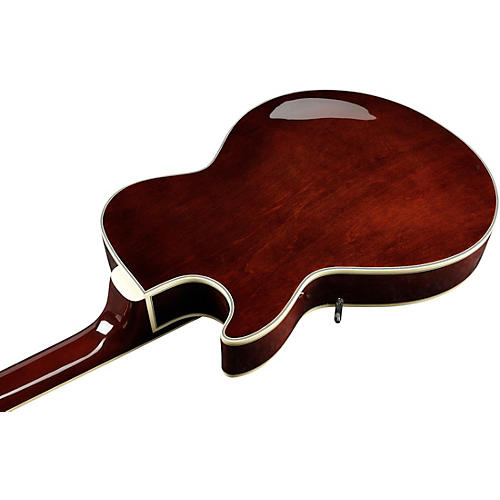 Ibanez GB10EM George Benson Hollowbody Electric Guitar Antique Amber - musicians--Friend