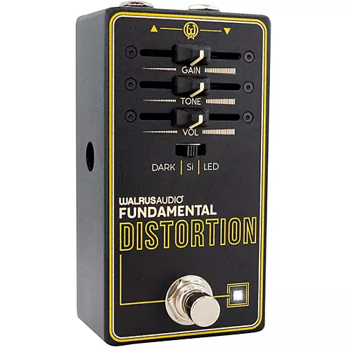 Walrus Audio Fundamental Series Distortion Effects Pedal Black - musicians--Friend