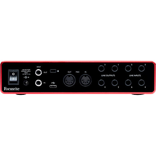 Focusrite Scarlett 8i6 USB Audio Interface Gen 3 - musicians--Friend