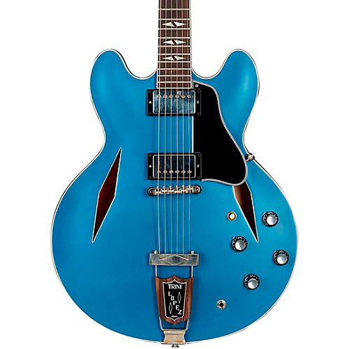 Gibson Custom 1964 Trini Lopez Standard Reissue VOS Semi-Hollowbody Electric Guitar Pelham Blue - musicians--Friend