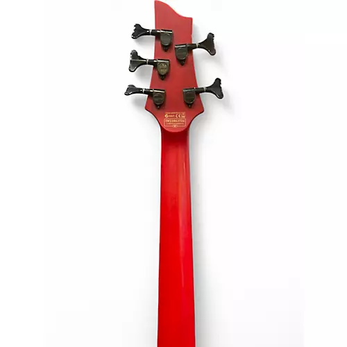 Used Schecter Guitar Research C-5GT Trans Red Electric Bass Guitar Trans Red - musicians--Friend