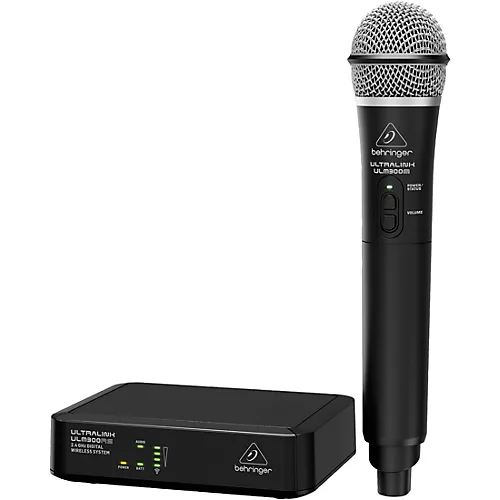 Behringer ULM300MIC High-Performance 2.4gHz Digital Wireless System With  Handheld Mic & Receiver B Range - musicians--Friend