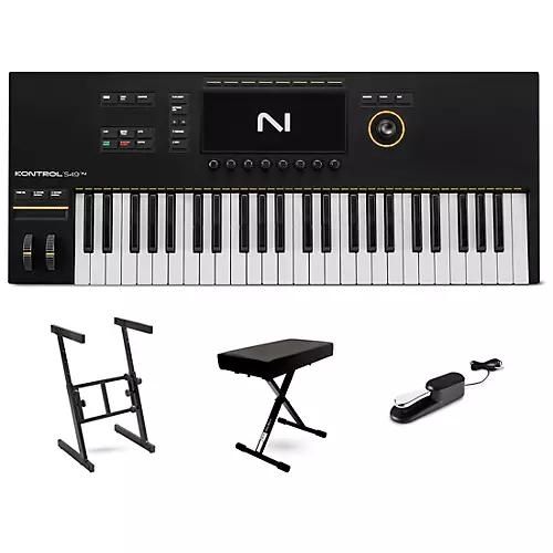 Native Instruments Kontrol S49 MK3 49-Key MIDI Keyboard Controller Essentials Bundle - musicians--Friend