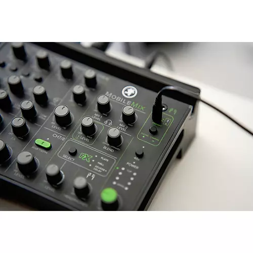 Mackie MobileMix 8-Channel USB-Powerable Mixer for A/V Production, Live Sound & Streaming - musicians--Friend