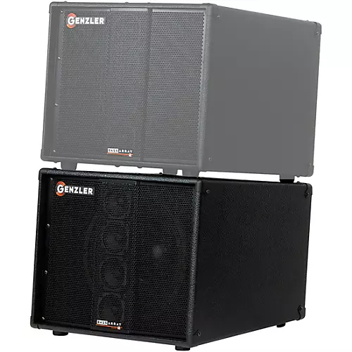 GENZLER AMPLIFICATION SERIES 2 BA2-112-3SLT BASS ARRAY Slant 1X12 Line Array Bass Speaker Cabinet Black - musicians--Friend