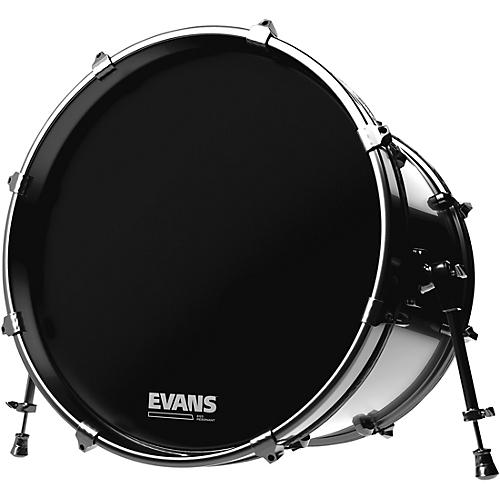 EVANS EQ3 Black Resonant Bass Drum Head 26 in. - musicians--Friend