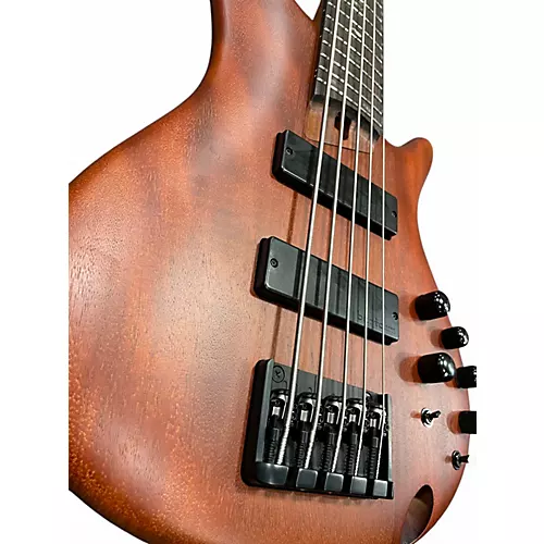 Used Ibanez SR505E Natural Electric Bass Guitar Natural - musicians--Friend