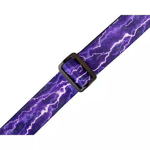 Levy's MPJR 1 1/2 inch Wide Kids Guitar Strap Black, Blue - musicians--Friend